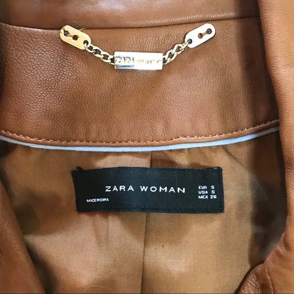 Zara Vegan Leather Jacket Small - Picture 3 of 8